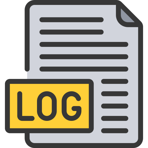 Log Data Analysis Icon